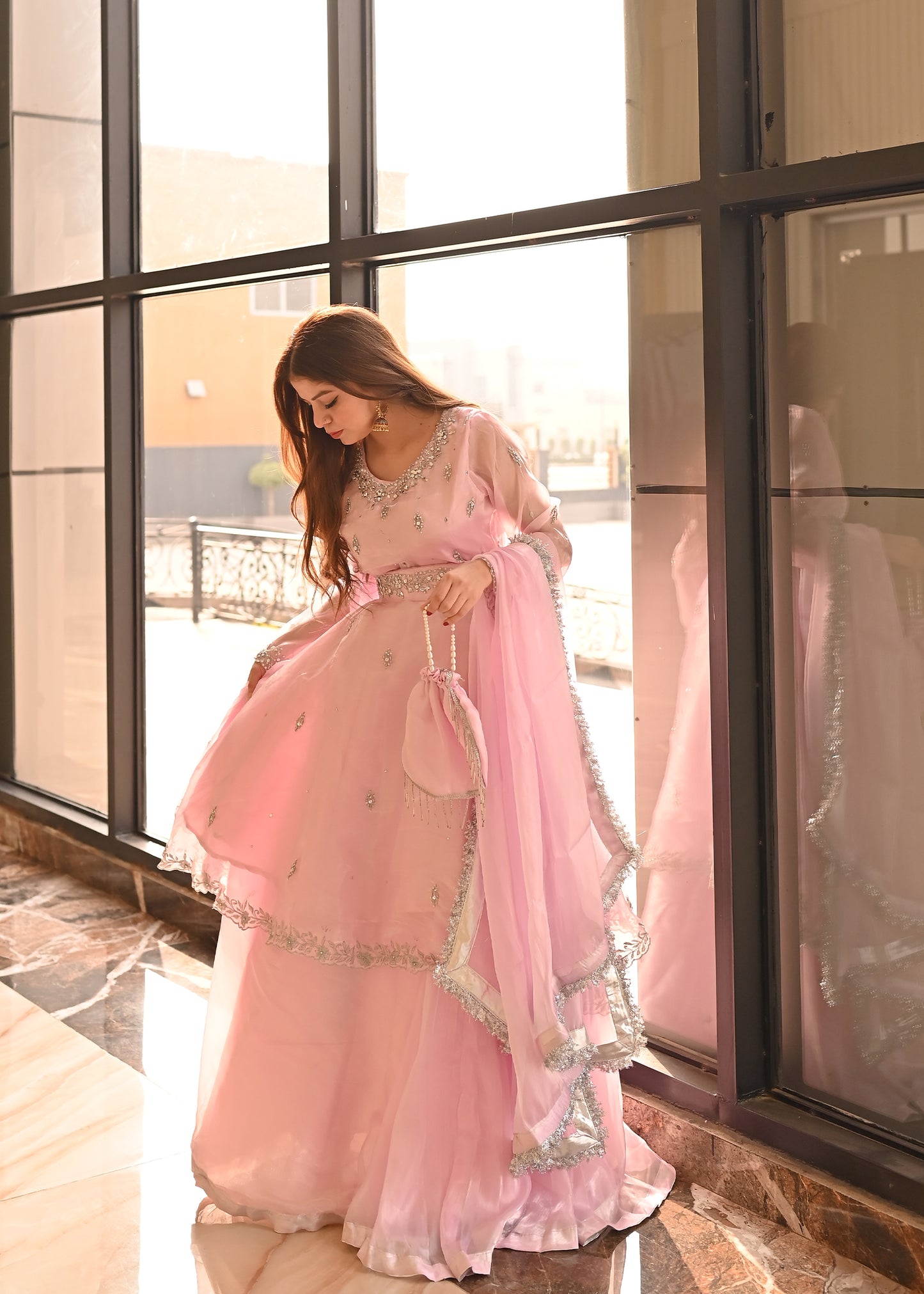 tea pink maxi