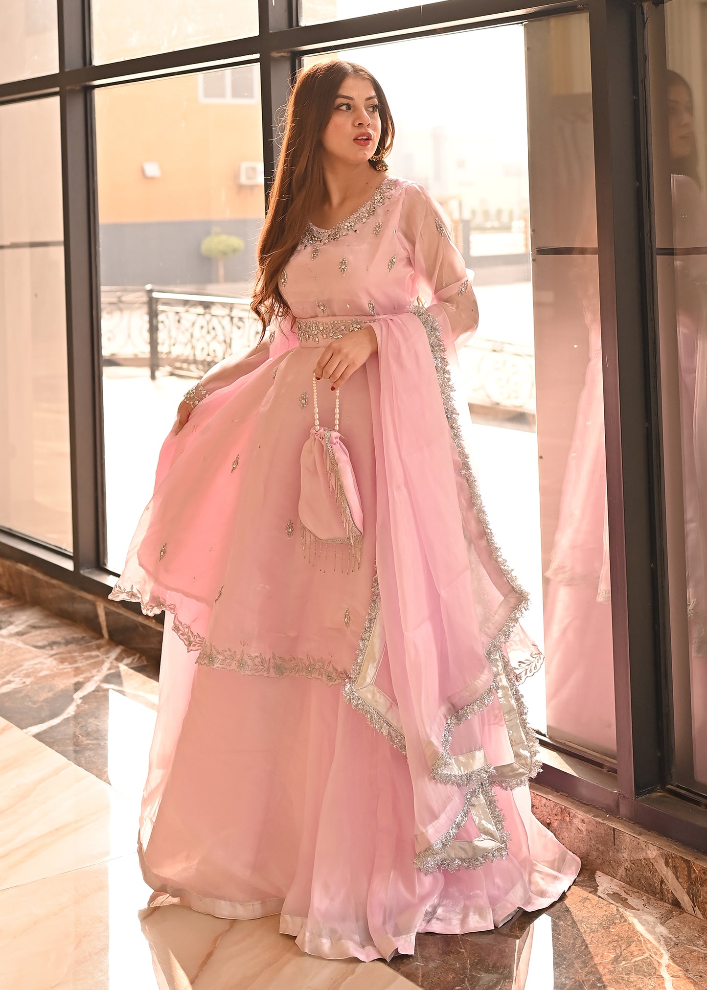 tea pink maxi